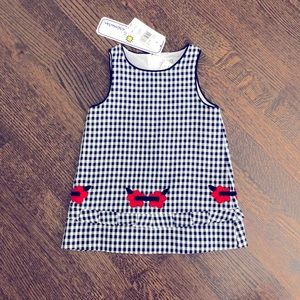 NWT Navy & Red Florence Eiseman Dress 24m